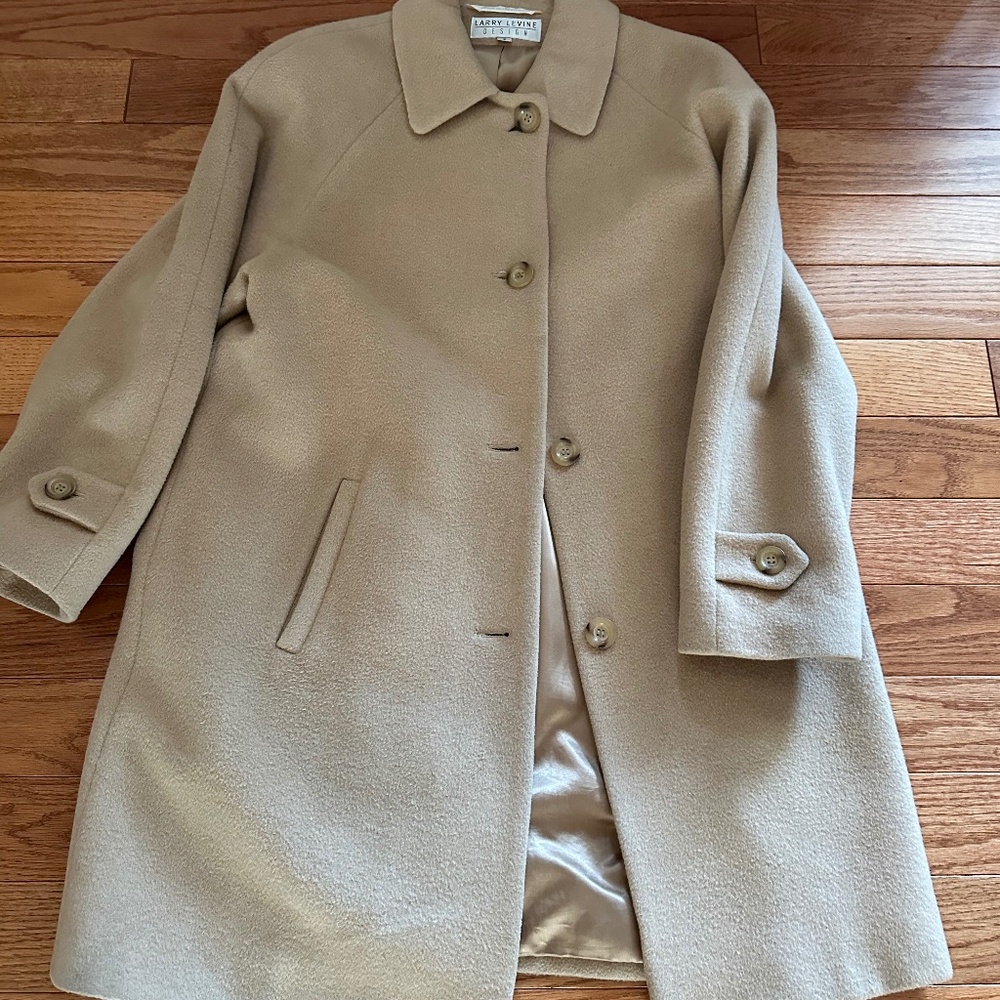 Larry Levine Tan Women's Coat